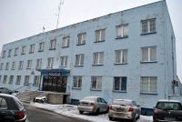 Budynek Komendy Powiatowej Policji w Myszkowie przed remontem