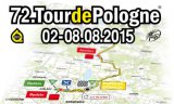 Mapka Tour de Polonie - wyścig kolarski